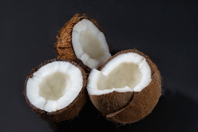 Coconut halved